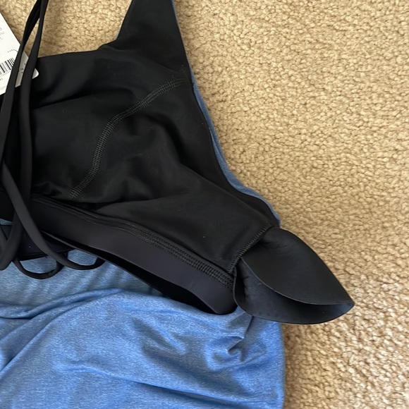 CRZ YOGA  WOMENS SPORTS SOFT BUILD- IN BRA. STRAPPY BACK TANK TOP. - Picture 12 of 15